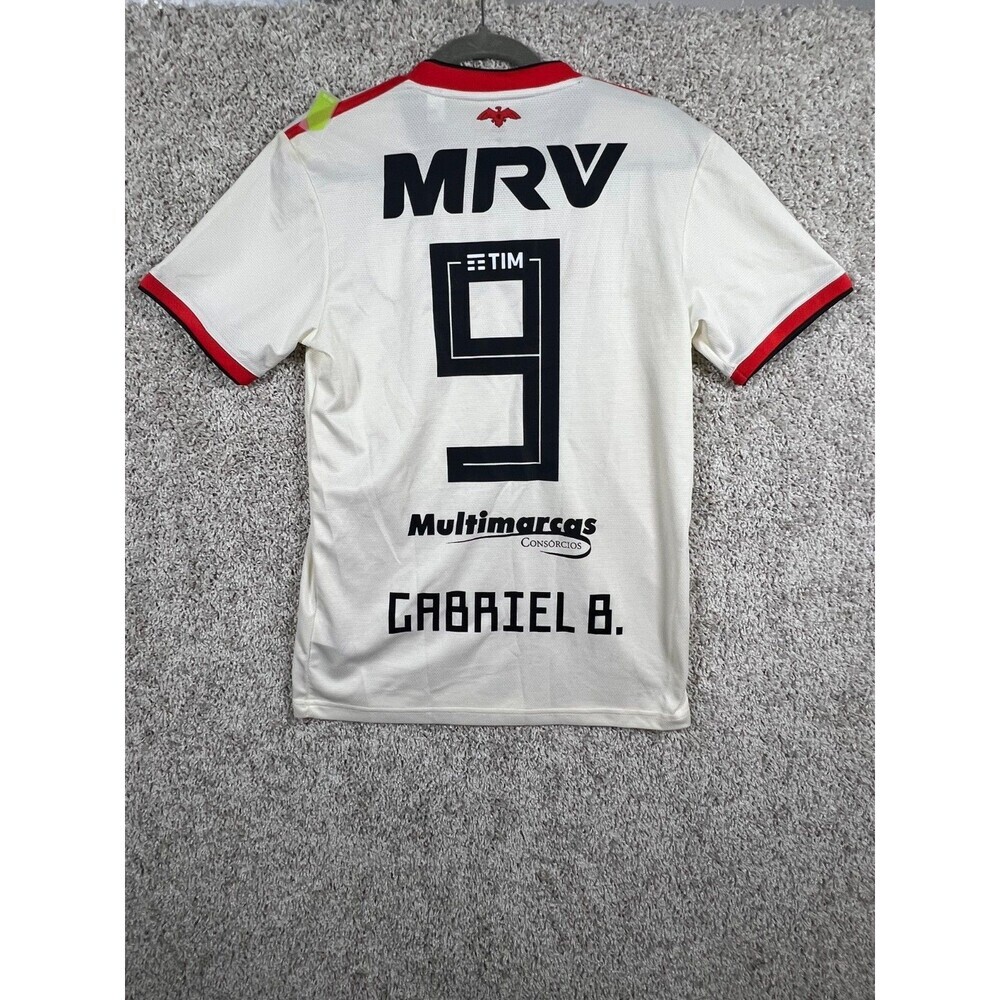 Adidas Flamengo Jersey White Men Soccer Shirt Climalite Brazil USsize S - Picture 7 of 11